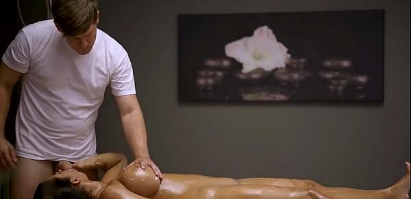  Perv Masseur Touches Busty Milf in Massage